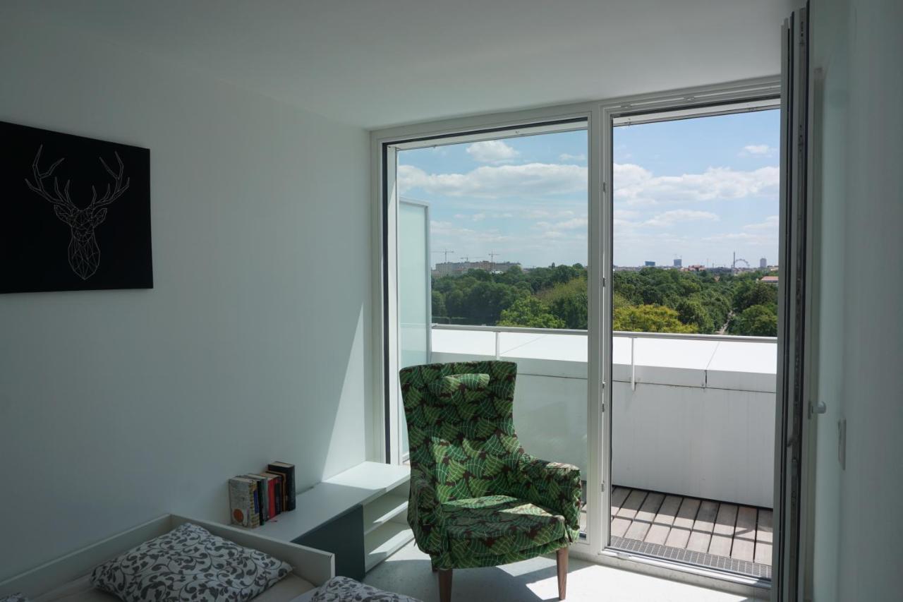 Apartamento Augartenblick Penthauscombo 15/16 - Blick Zum Riesenrad Viena Exterior foto