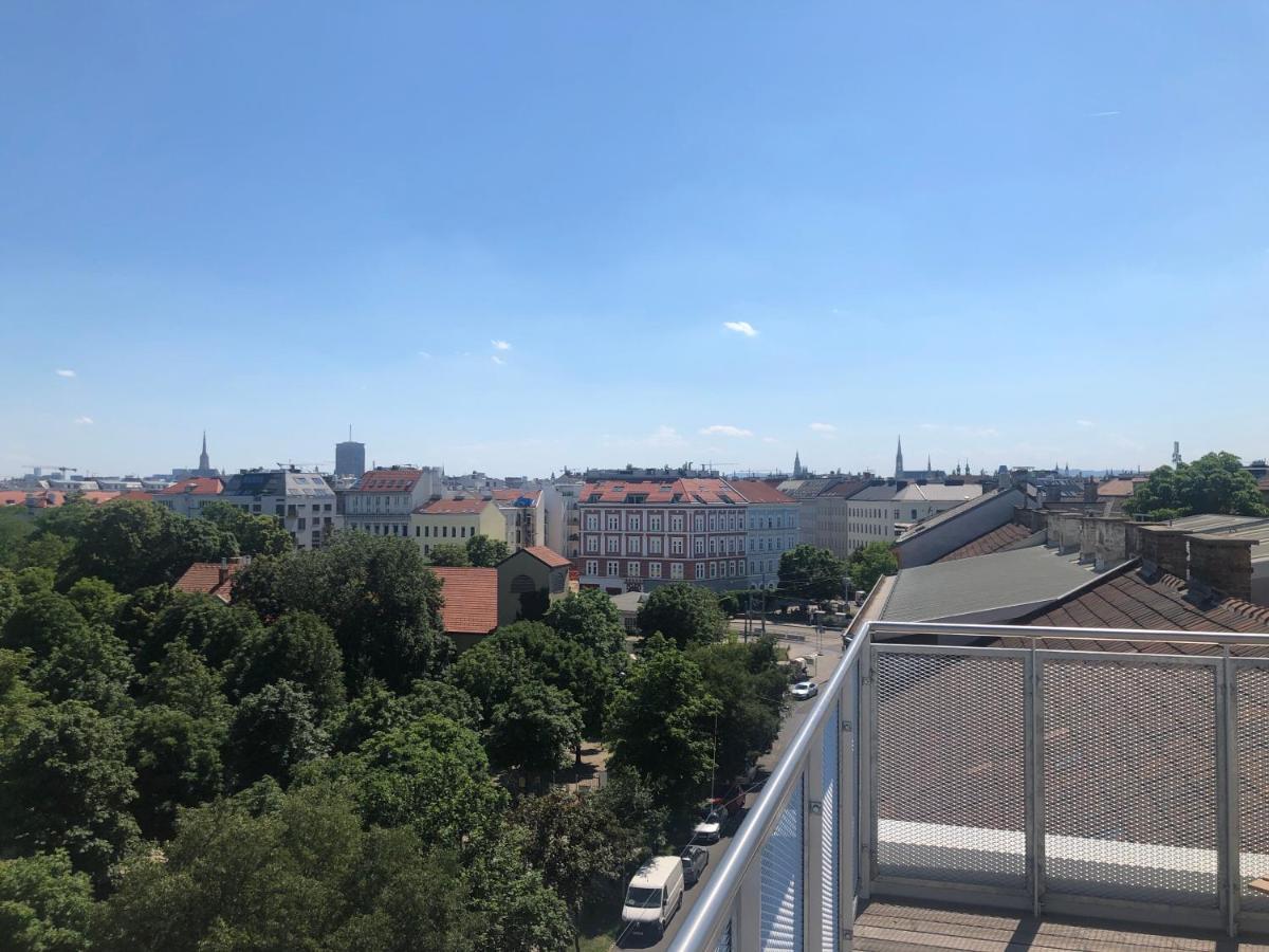 Apartamento Augartenblick Penthauscombo 15/16 - Blick Zum Riesenrad Viena Exterior foto