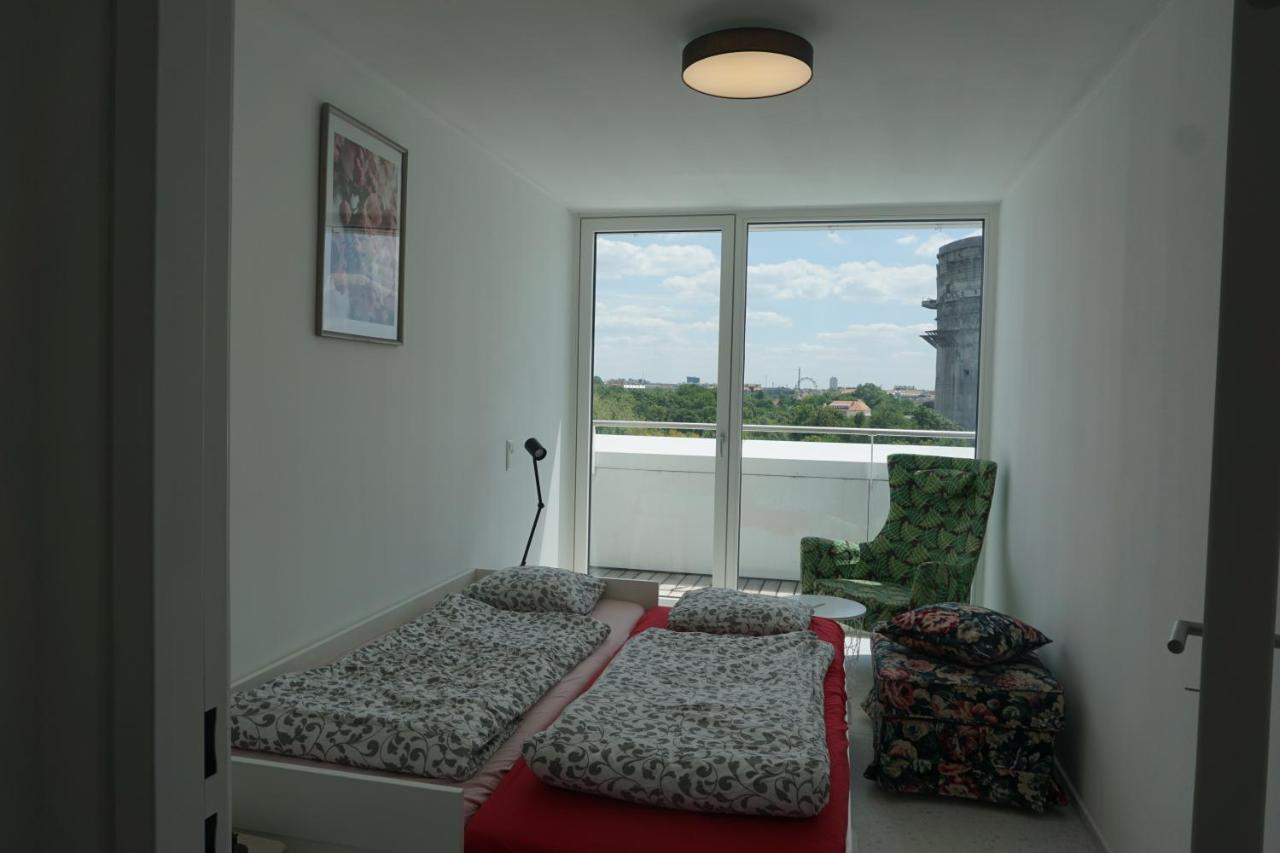 Apartamento Augartenblick Penthauscombo 15/16 - Blick Zum Riesenrad Viena Exterior foto