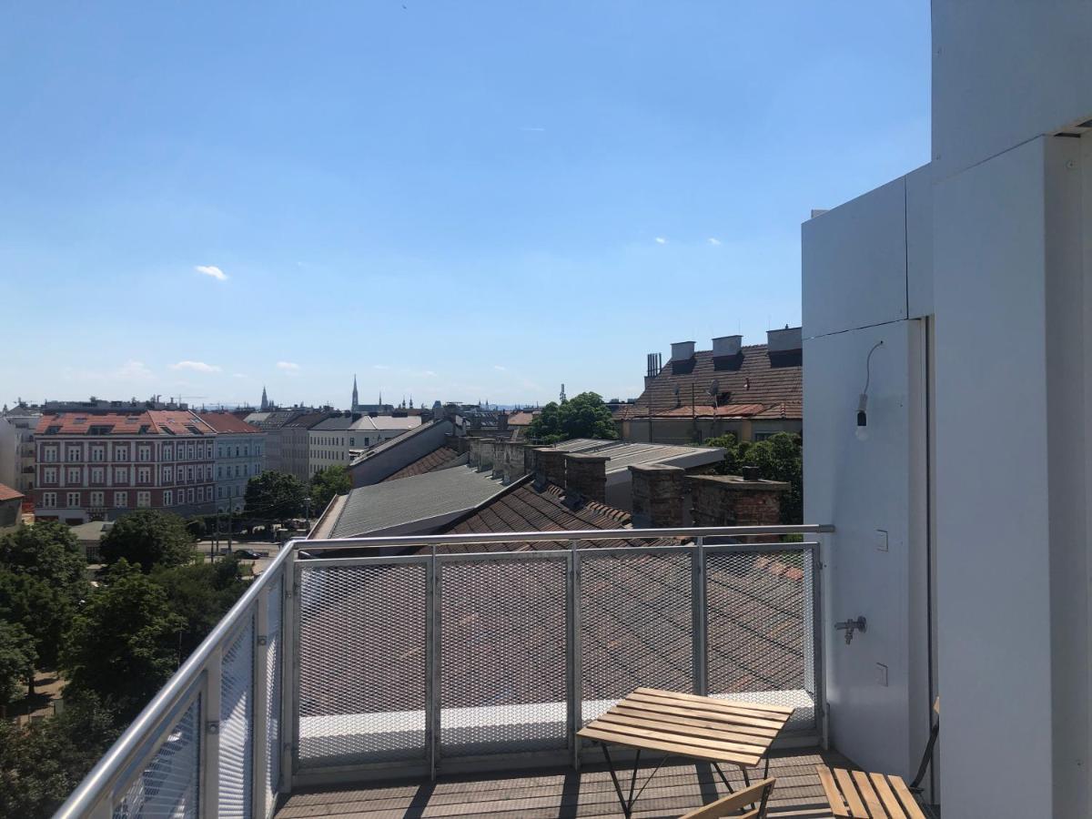 Apartamento Augartenblick Penthauscombo 15/16 - Blick Zum Riesenrad Viena Exterior foto