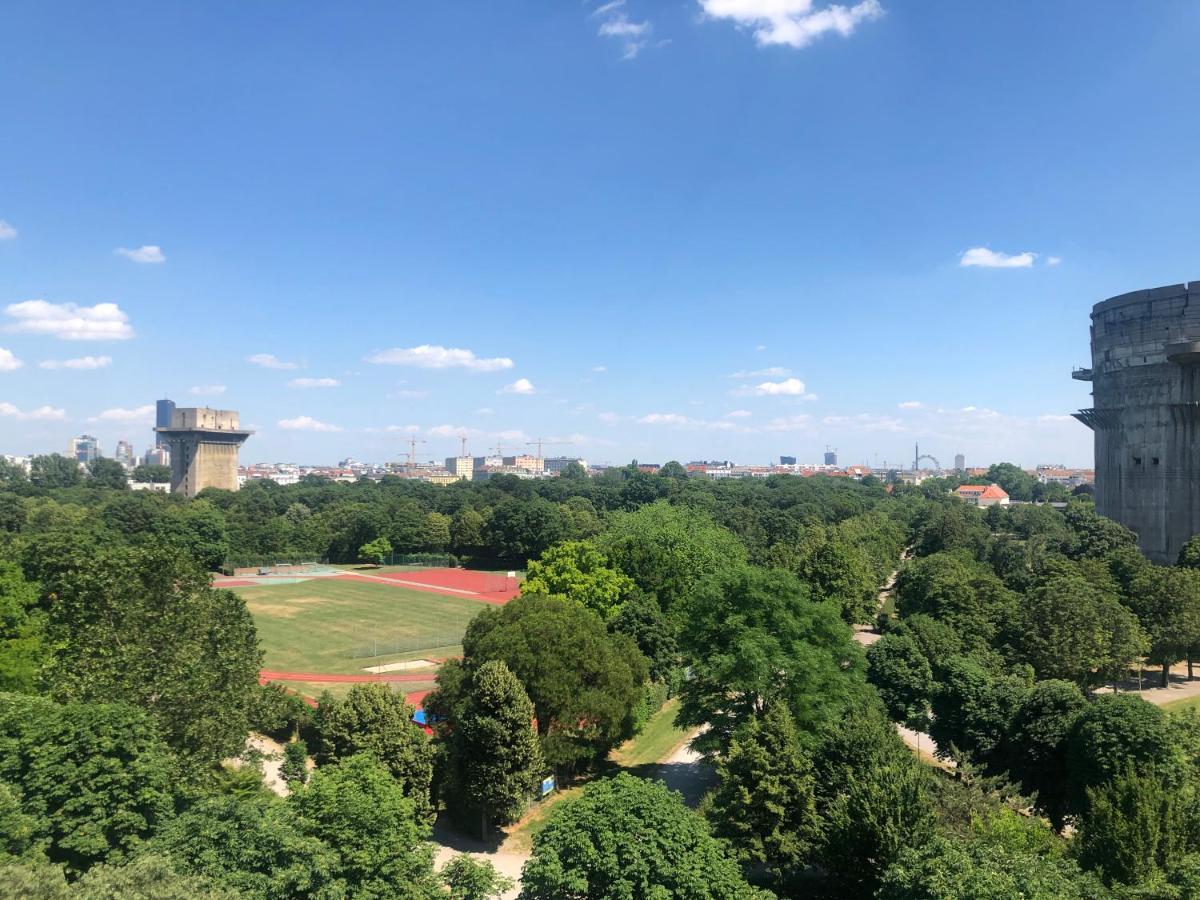 Apartamento Augartenblick Penthauscombo 15/16 - Blick Zum Riesenrad Viena Exterior foto