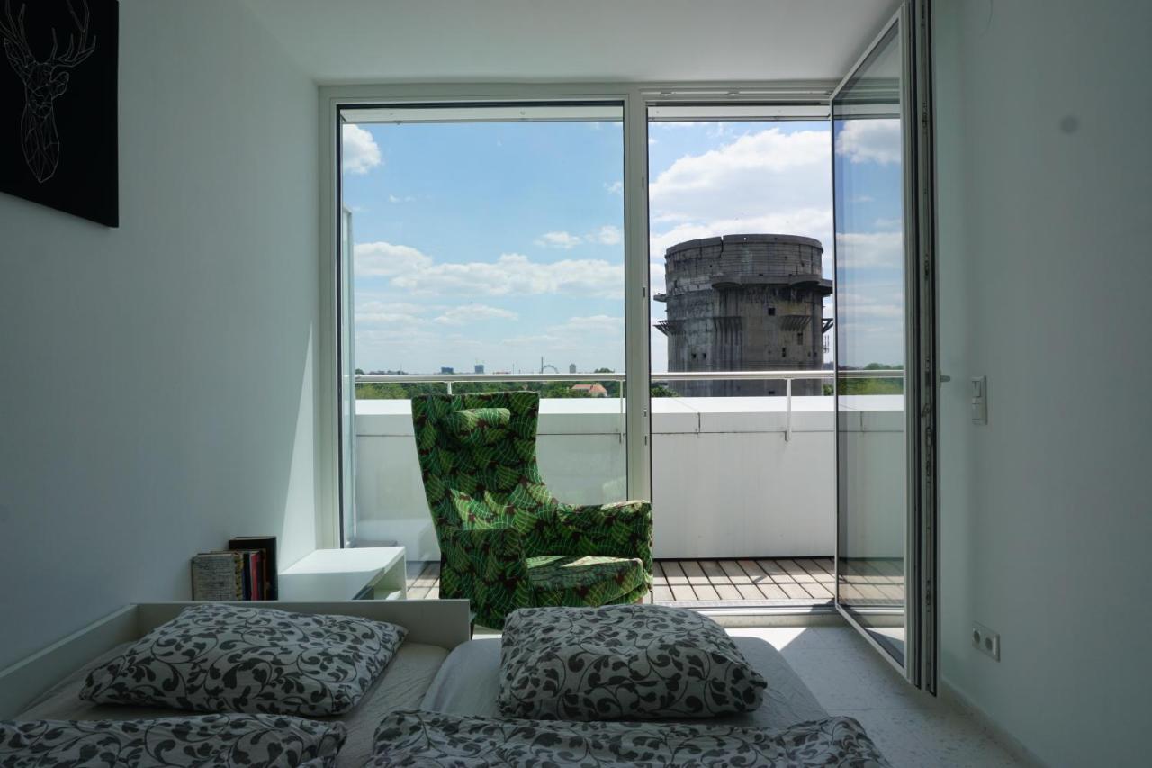 Apartamento Augartenblick Penthauscombo 15/16 - Blick Zum Riesenrad Viena Exterior foto